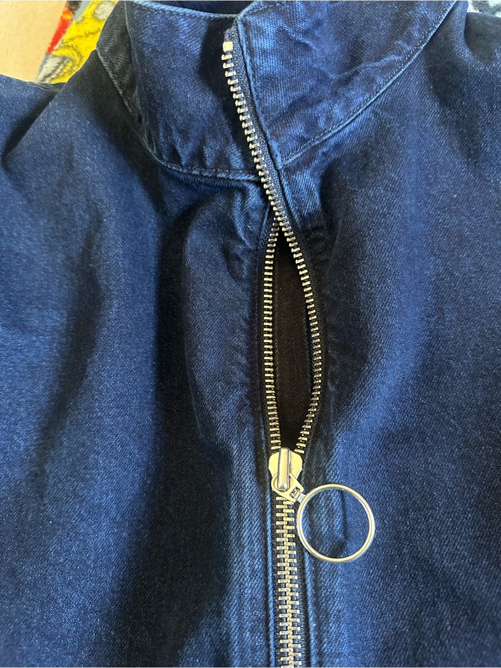 Marques' Almeida Frayed Denim Jacket - O-Ring
Zipper Biker Moto Style S - Picture 4 of 15